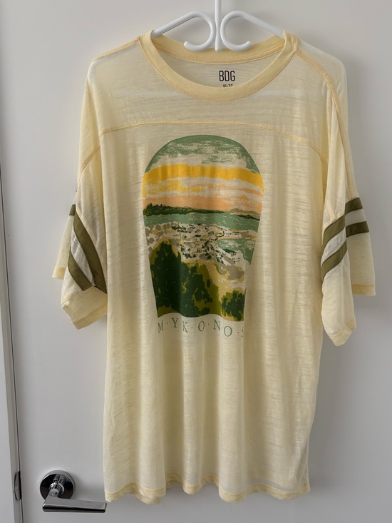 Urban Outfitters Tops - BDG yellow oversized tee
